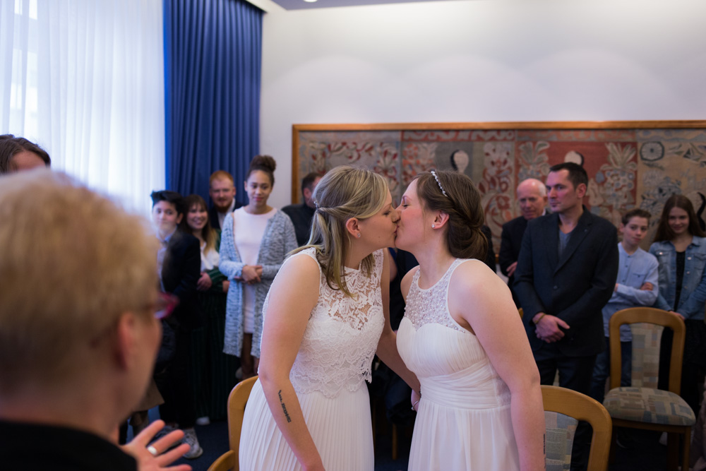 Hochzeit im Standesamt Wandsbek und Ohlendorffsche Villa in Volksdorf